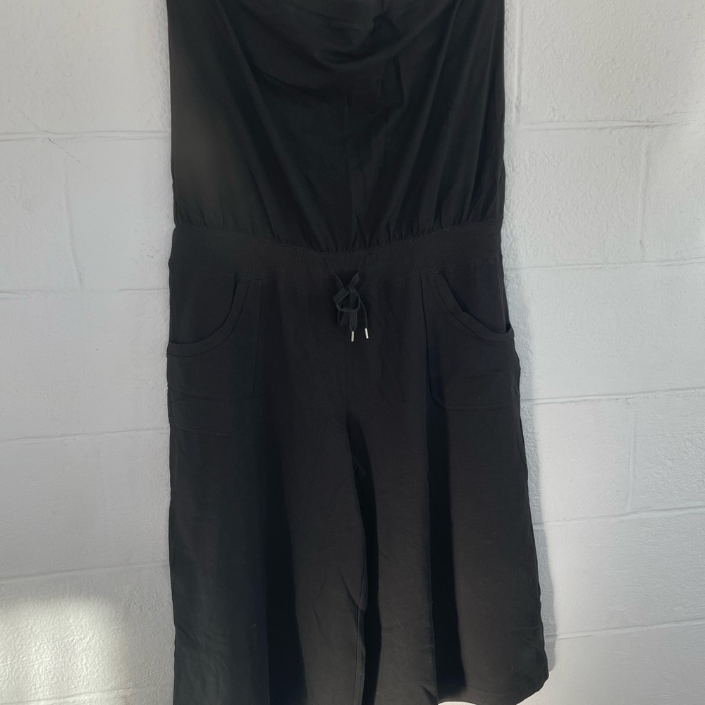 Black Strapless Jumpsuit